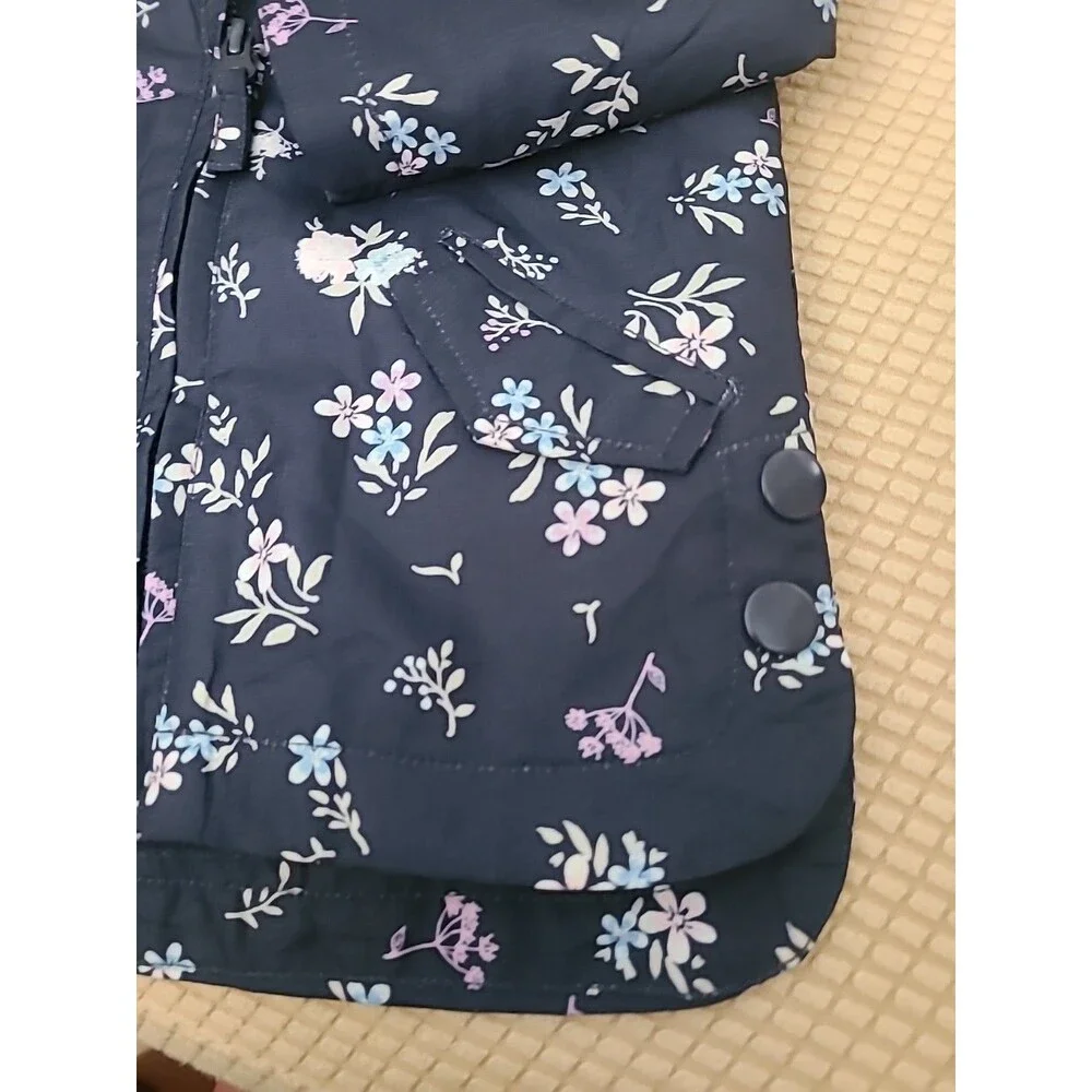 Koala Kids Floral Blue Jacket 9-12 Months Water Repellent Super!